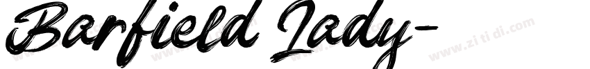 Barfield Lady字体转换